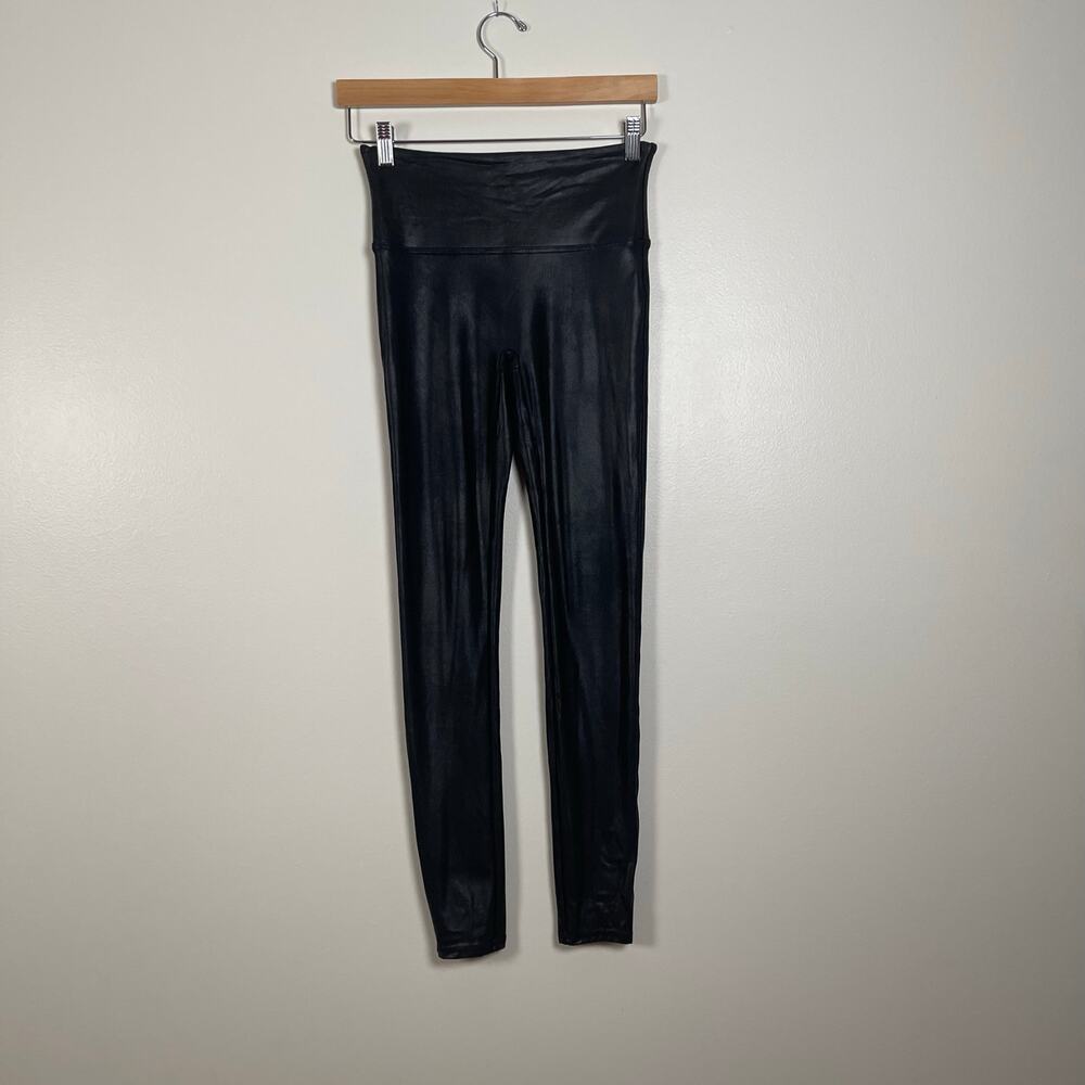 Spanx • Faux Leather Black Leggings